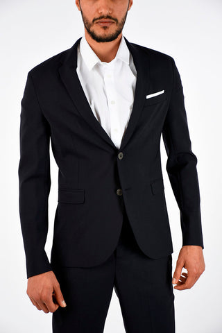 Wool Blend Tuxedo Blazer