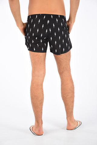 Thunder Printed Shorts Swimsuit
