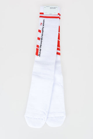 Two-Tone Long Socks