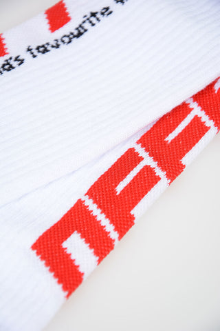 Two-Tone Long Socks