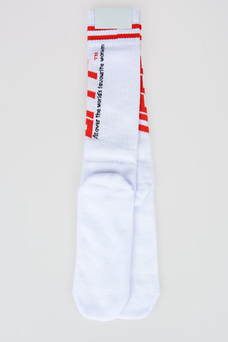 Two-Tone Long Socks