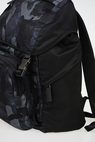 Camouflage Fabric Backpack