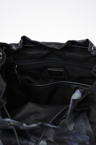 Camouflage Fabric Backpack