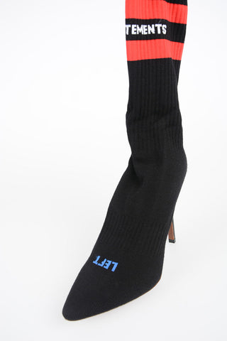 11cm Fabric Socks Boots