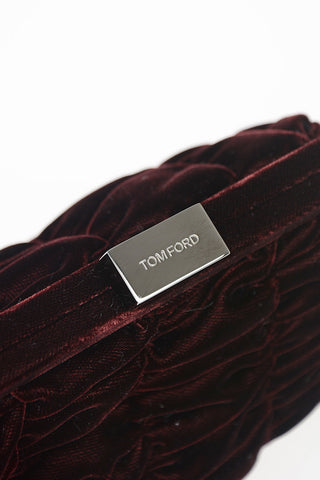Velvet Wristlet Clutch