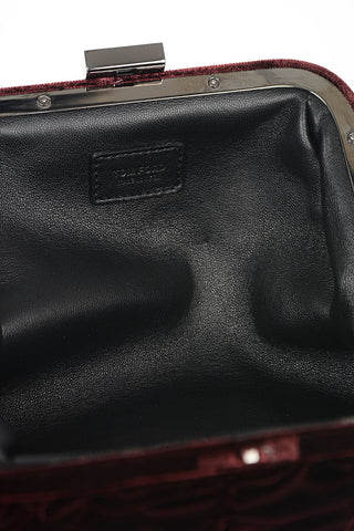 Velvet Wristlet Clutch