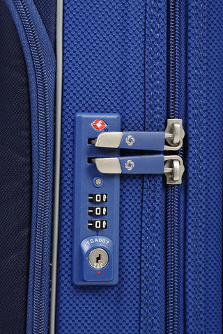 FUZE Cabin Trolley 55cm 2W Expandable Blue