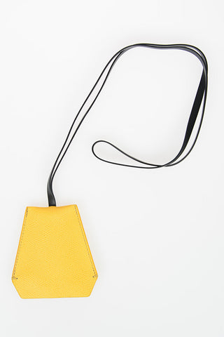 Leather Necklace Keyring