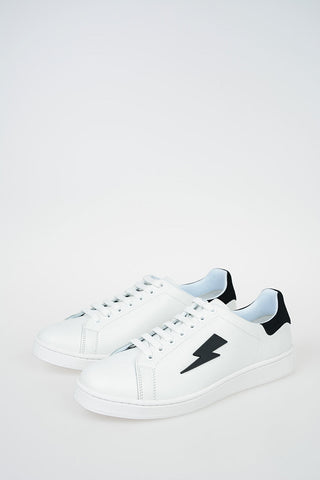 Leather TENNIS TRAINER THUNDERBOLT Sneakers