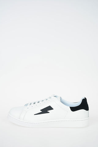 Leather TENNIS TRAINER THUNDERBOLT Sneakers