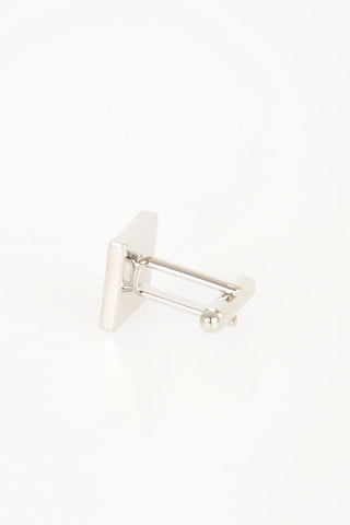 Silver Tone Metal Cufflinks