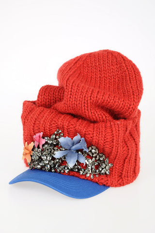 Cappello Baseball con Applicazioni Gioiello
