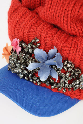 Cappello Baseball con Applicazioni Gioiello