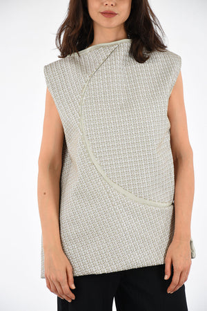 Embroidered Top MUSHROOM TUNIC DINGE/DEGRADE' GREEN