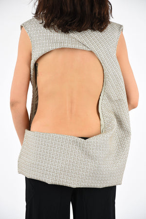 자수 탑 MUSHROOM TUNIC DINGE/DEGRADE' GREEN
