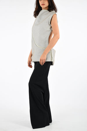 Embroidered Top MUSHROOM TUNIC DINGE/DEGRADE' GREEN