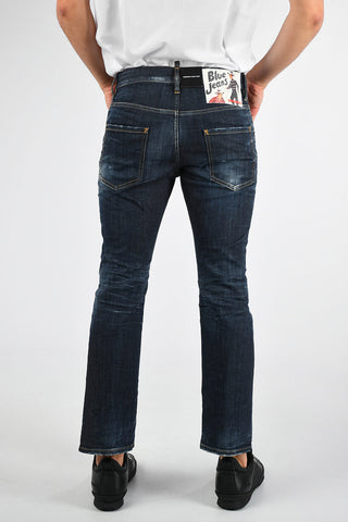 Jeans CROPPED FLARE aus Stretch-Denim 20cm