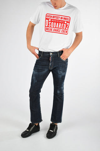 Jeans CROPPED FLARE aus Stretch-Denim 20cm