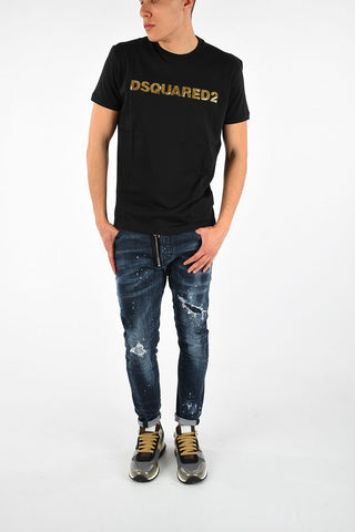 T-shirt LONG COOL FIT  with Sequins