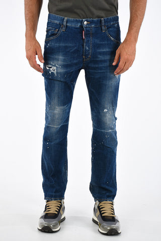 Stretch Denim CROPPED FLARE Jeans 20cm