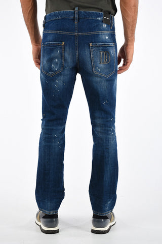 Stretch Denim CROPPED FLARE Jeans 20cm