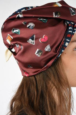 Reversible Silk JEWEL Turban