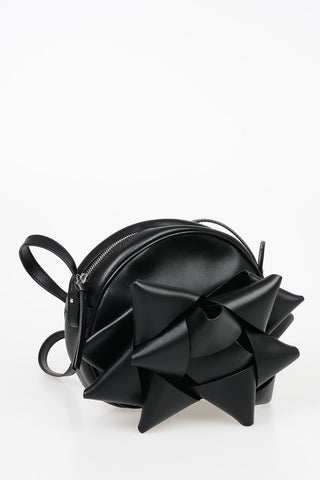 MM6 Leather COCKADE Shoulder Bag