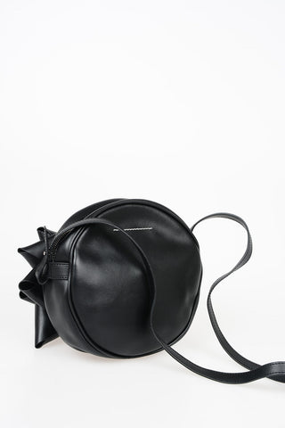 MM6 Leather COCKADE Shoulder Bag