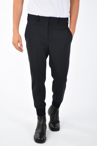 Chino TAILORED Pants with Ribbed Ankle Cuffs