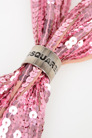 80x9cm Sequined Ring-Bandana