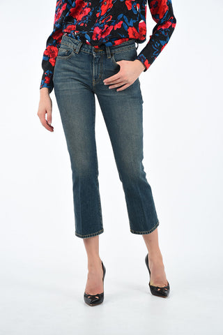 High-Waist Crop Jeans 20cm