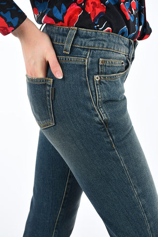 High-Waist Crop Jeans 20cm