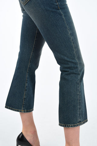 High-Waist Crop Jeans 20cm