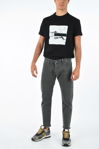 Jeans Relaxed con frange 16cm