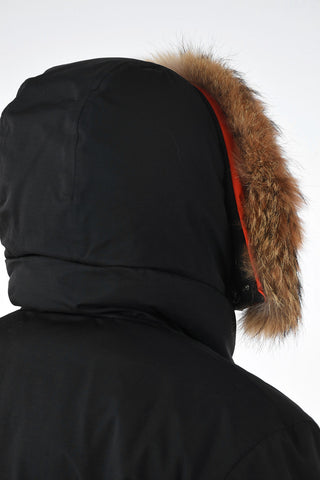 Reversible ATLANTIC SMOCK Down Jacket with Furred Detailing