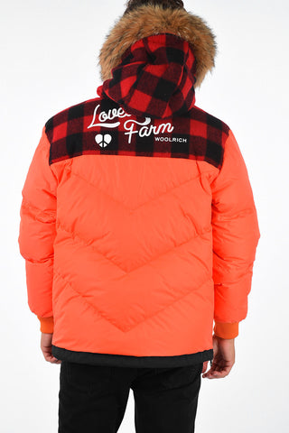 Reversible ATLANTIC SMOCK Down Jacket with Furred Detailing