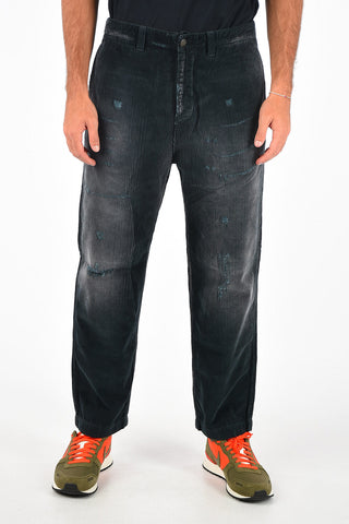 Distressed Corduroy Pants