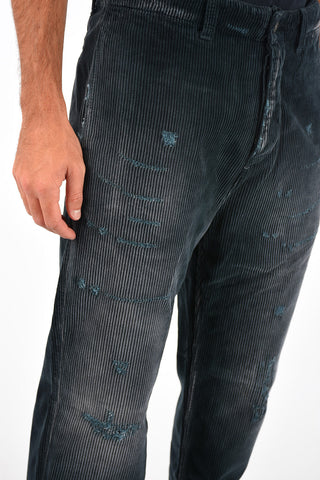 Distressed Corduroy Pants
