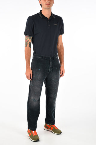 Distressed Corduroy Pants