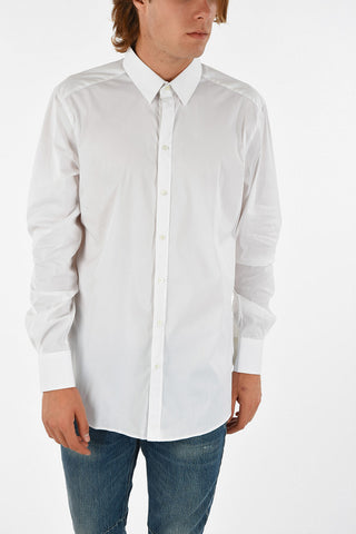Cotton-poplin GOLD Shirt with Classic Collar