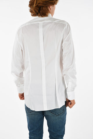 Cotton-poplin GOLD Shirt with Classic Collar