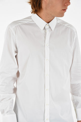 Cotton-poplin GOLD Shirt with Classic Collar