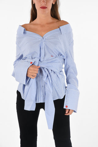 Striped Boatneck Blouse