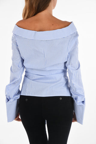 Striped Boatneck Blouse