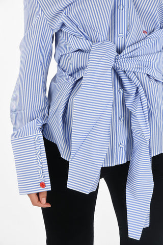 Striped Boatneck Blouse