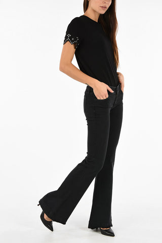 LOVE STORY Low-rise waist flared jeans