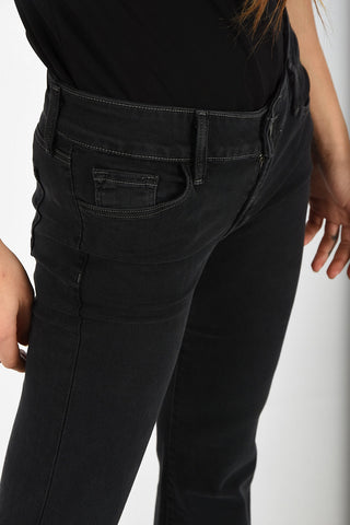 LOVE STORY Low-rise waist flared jeans