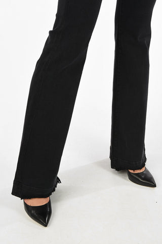 LOVE STORY Low-rise waist flared jeans