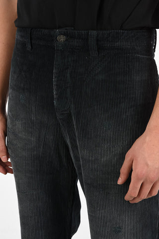 Distressed Effect Corduroy MONTECARLO Pants