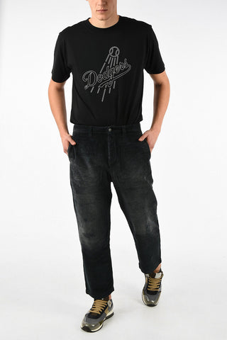 Distressed Effect Corduroy MONTECARLO Pants
